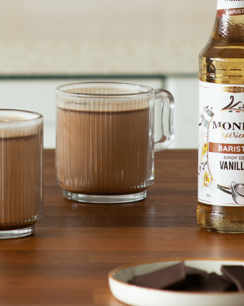 Recette Mocha Vanille MONIN Expérience - Gamme Barista